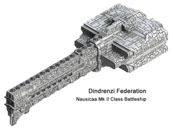 Dindrenzi Federation Nausicaa Class Mk II Battleship