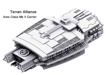 Terran Alliance Ares Class Mk II Carrier